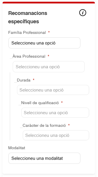 Captura del menú esquerra de la guia metodològica